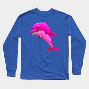 Pink Dolphin Paradise Long Sleeve T-Shirt